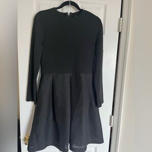 Oserjep Black Party Cocktail Fitted Waist Long Sleeve  Dress Size XL